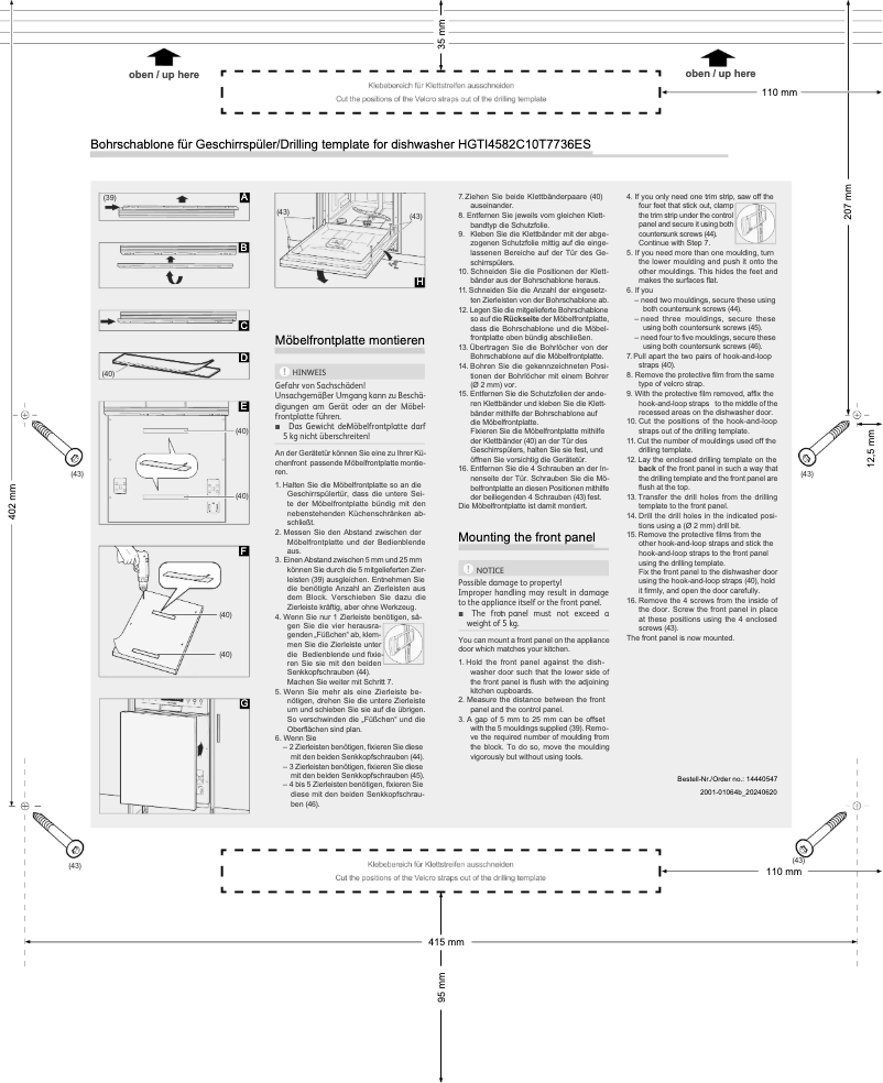 Imagen de la primera página del manual del dispositivo HGTI4582C10T7736ES