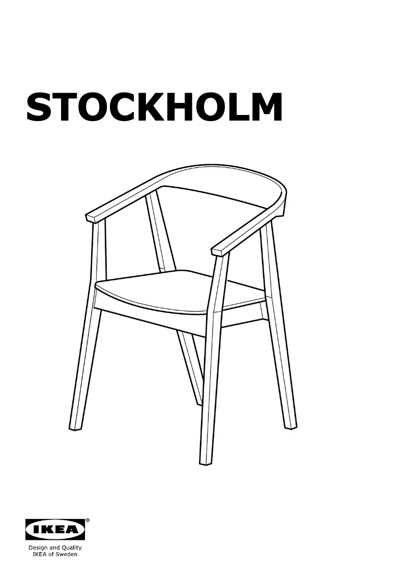 Imagen de la primera página del manual del dispositivo STOCKHOLM 605.182.26