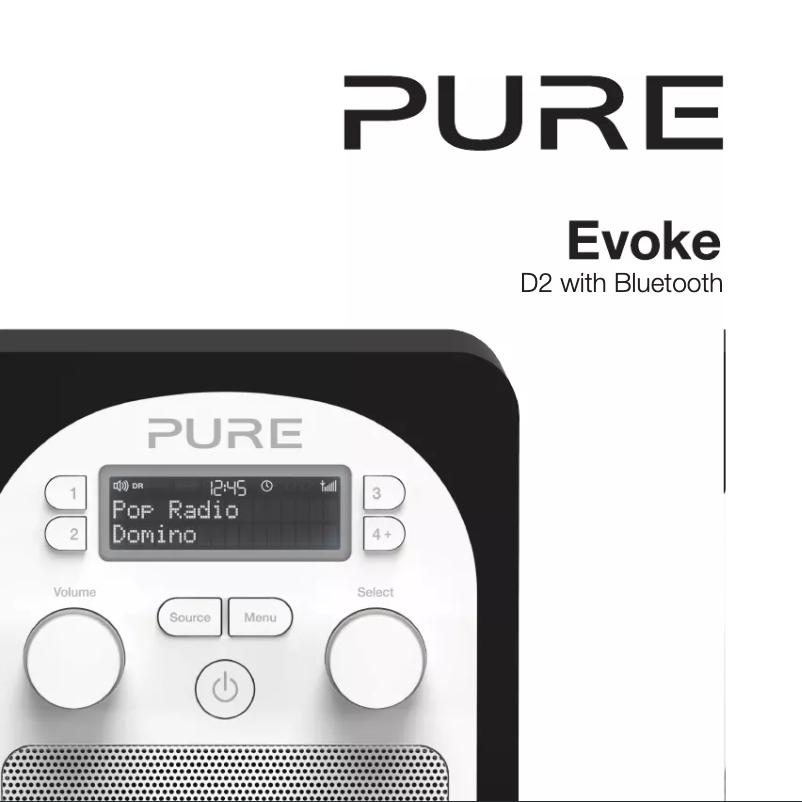 Página 1 del manual Manual de usuario Pure Evoke D2 Bluetooth