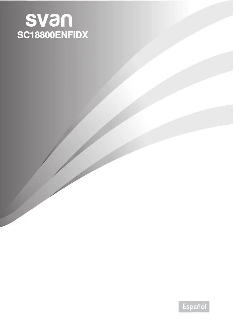 Página 1 del manual Manual de usuario SVAN SC18800ENFIDX
