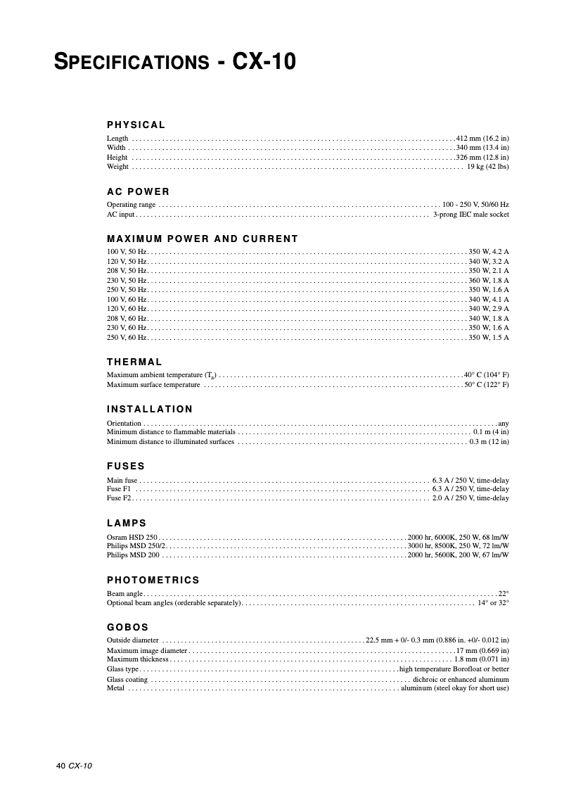 Imagen de la primera página del manual del dispositivo CX-10 Extreme