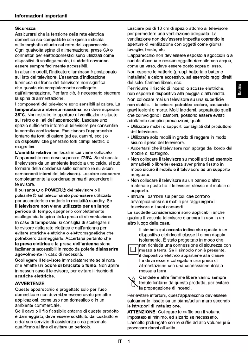 Imagen de la primera página del manual del dispositivo 40FC3114