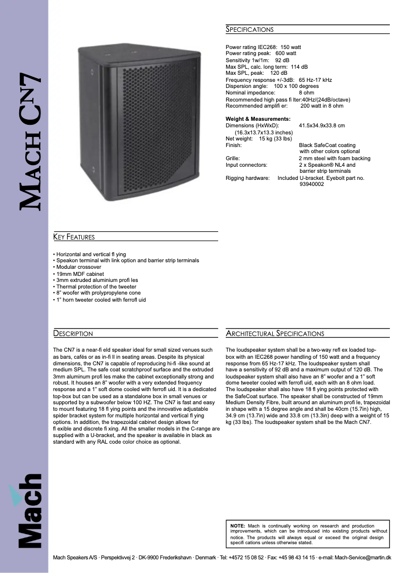 Imagen de la primera página del manual del dispositivo CN7