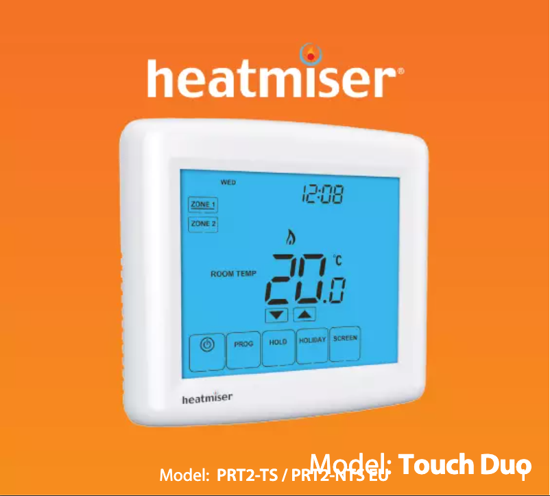 Página 1 del manual Manual de usuario Heatmiser Touch Duo