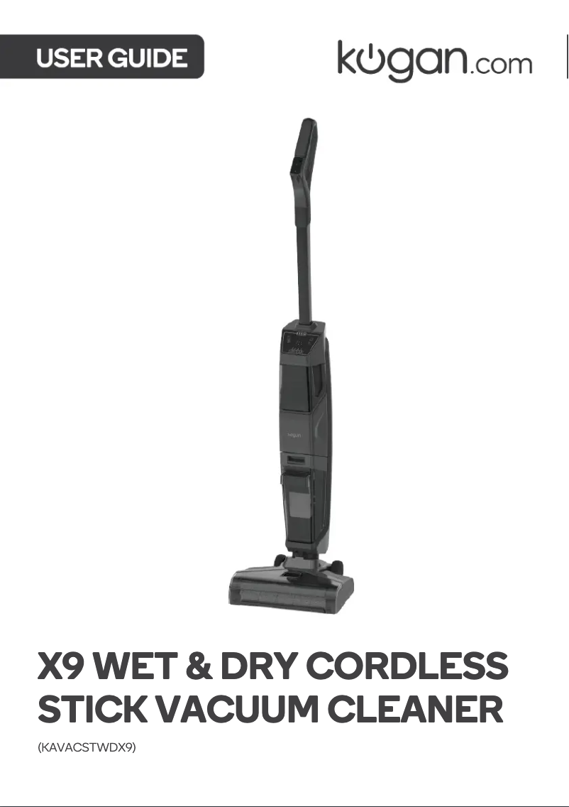 Imagen de la primera página del manual del dispositivo KAVACSTWDX9