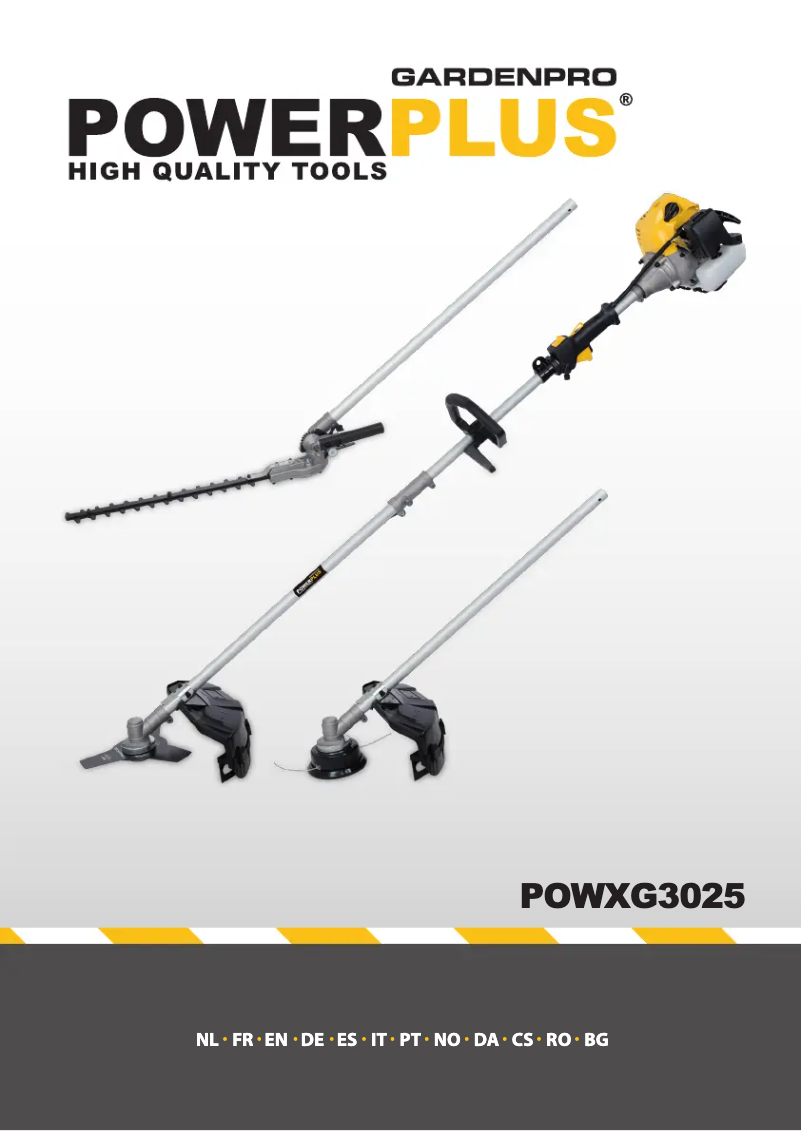 Imagen de la primera página del manual del dispositivo POWXG3025