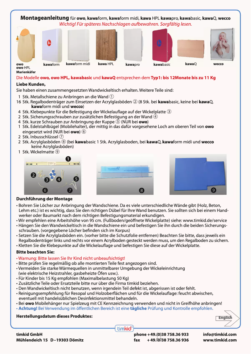 Imagen de la primera página del manual del dispositivo Kawabasic