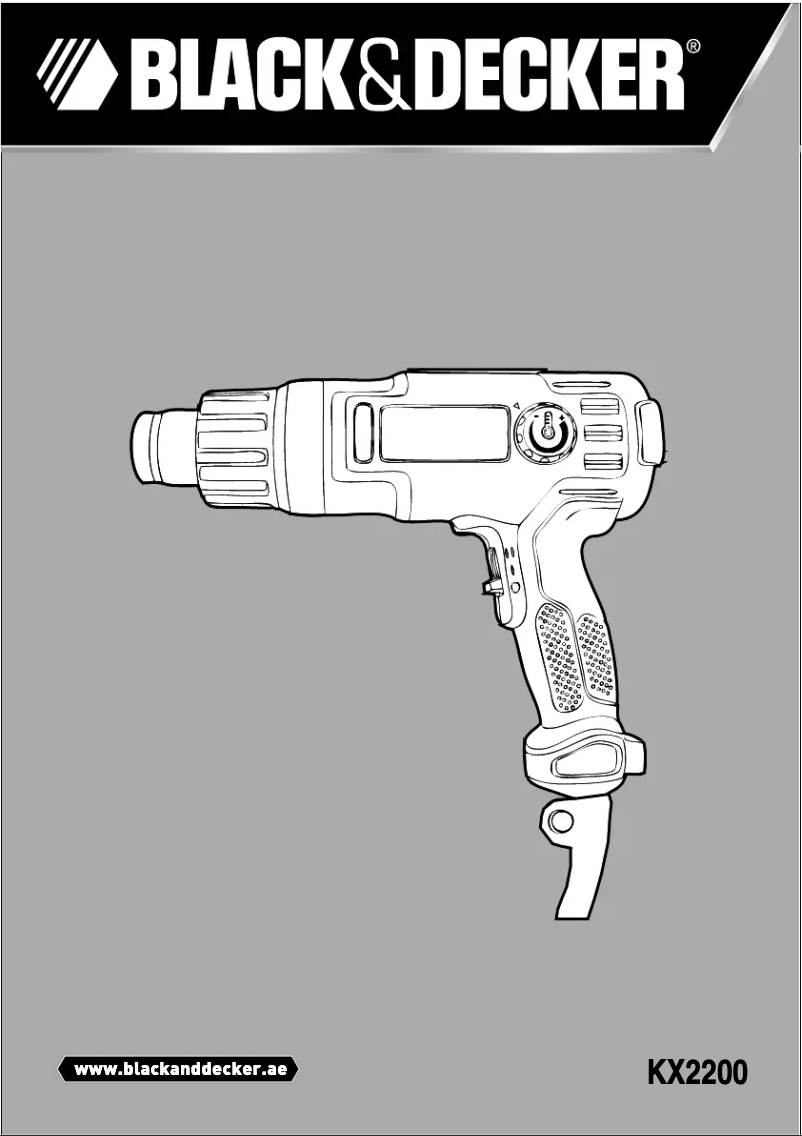 Página 1 del manual Manual de usuario Black & Decker KX2200-B5