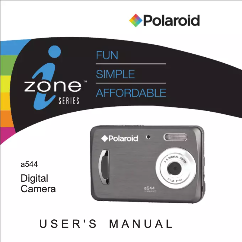 Imagen de la primera página del manual del dispositivo a544