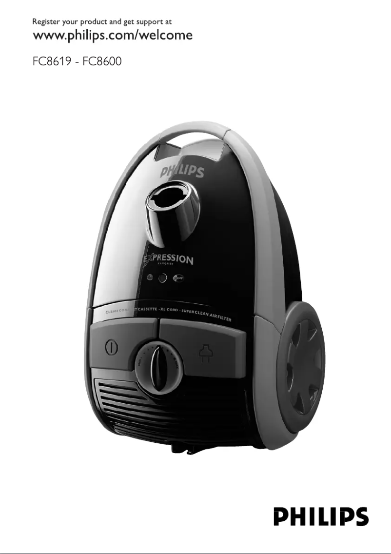Página 1 del manual Manual de usuario Philips Expression FC8613