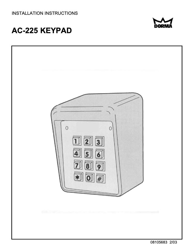 Imagen de la primera página del manual del dispositivo EAC