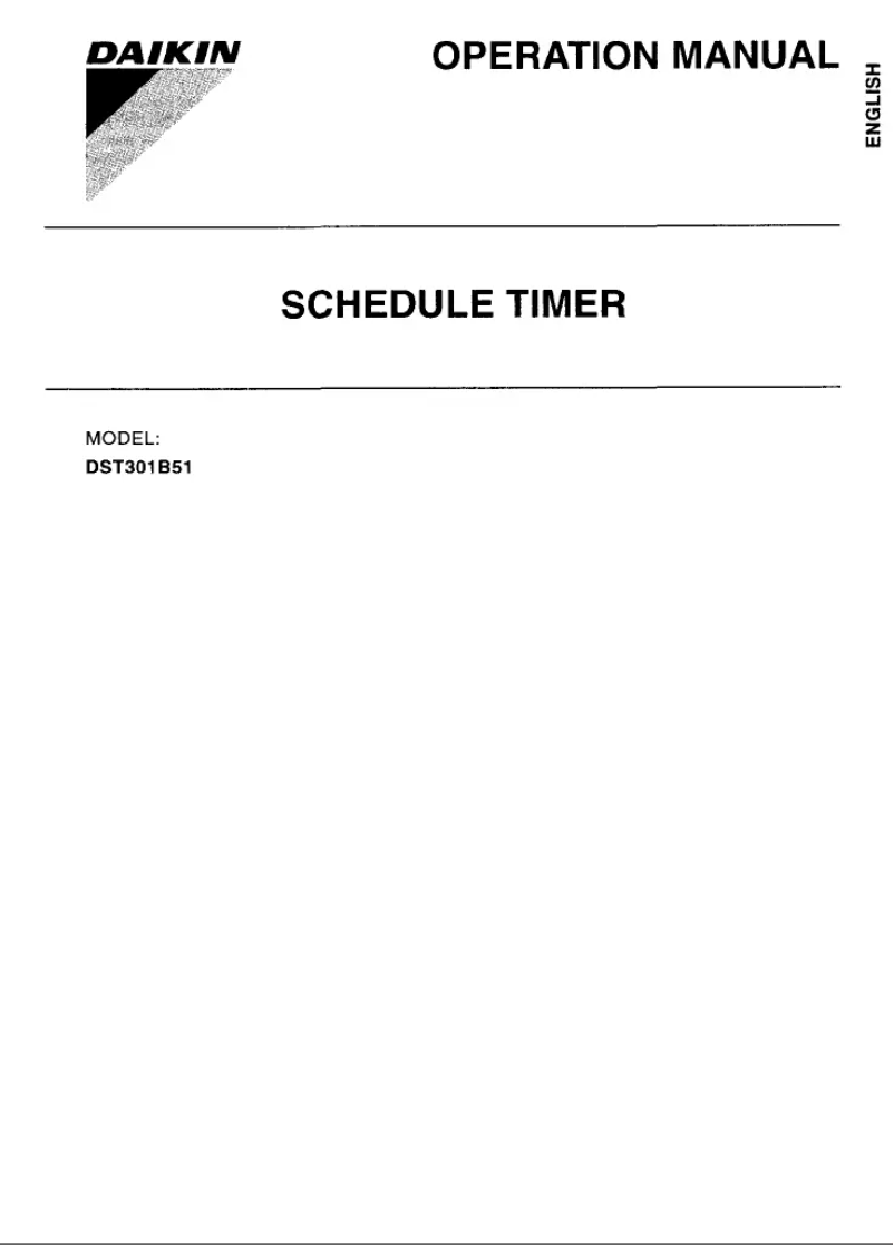 Imagen de la primera página del manual del dispositivo DST301BA51