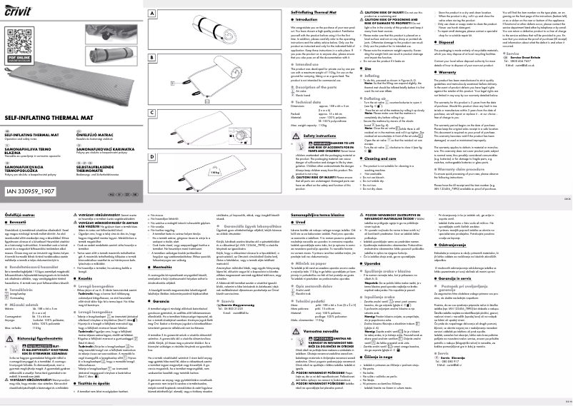 Imagen de la primera página del manual del dispositivo IAN 330959