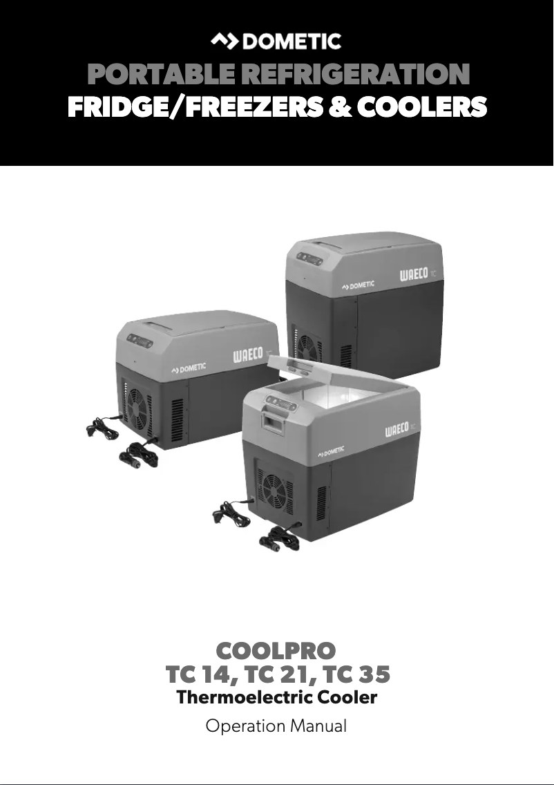 Página 1 del manual Manual de usuario Dometic CoolPro TC 14