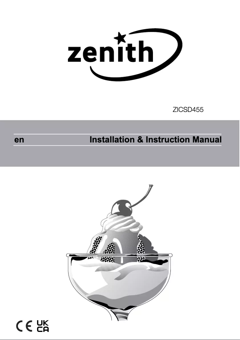 Página 1 del manual Manual de usuario Zenith ZICSD455
