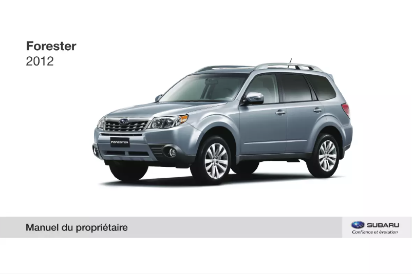 Página 1 del manual Manual de usuario Subaru Forester (2012)