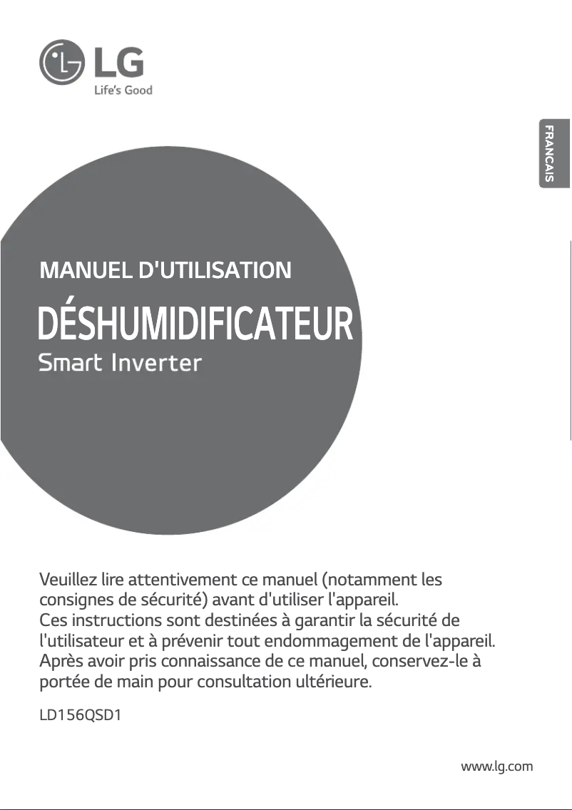 Página 1 del manual Manual de usuario LG LD156QSD1