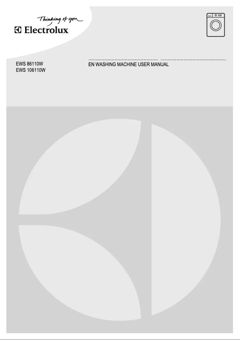 Página 1 del manual Manual de usuario Electrolux EWS 106110 W