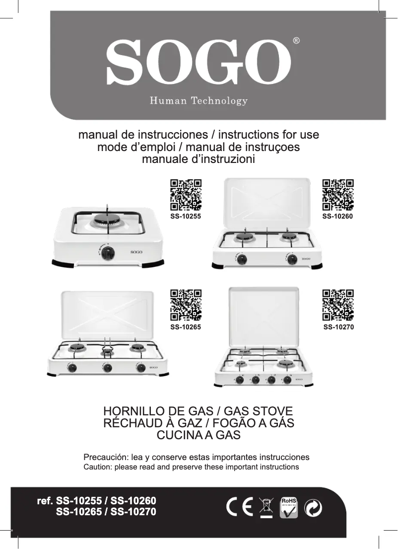 Página nº 1 - Manual de usuario Sogo SS-10260