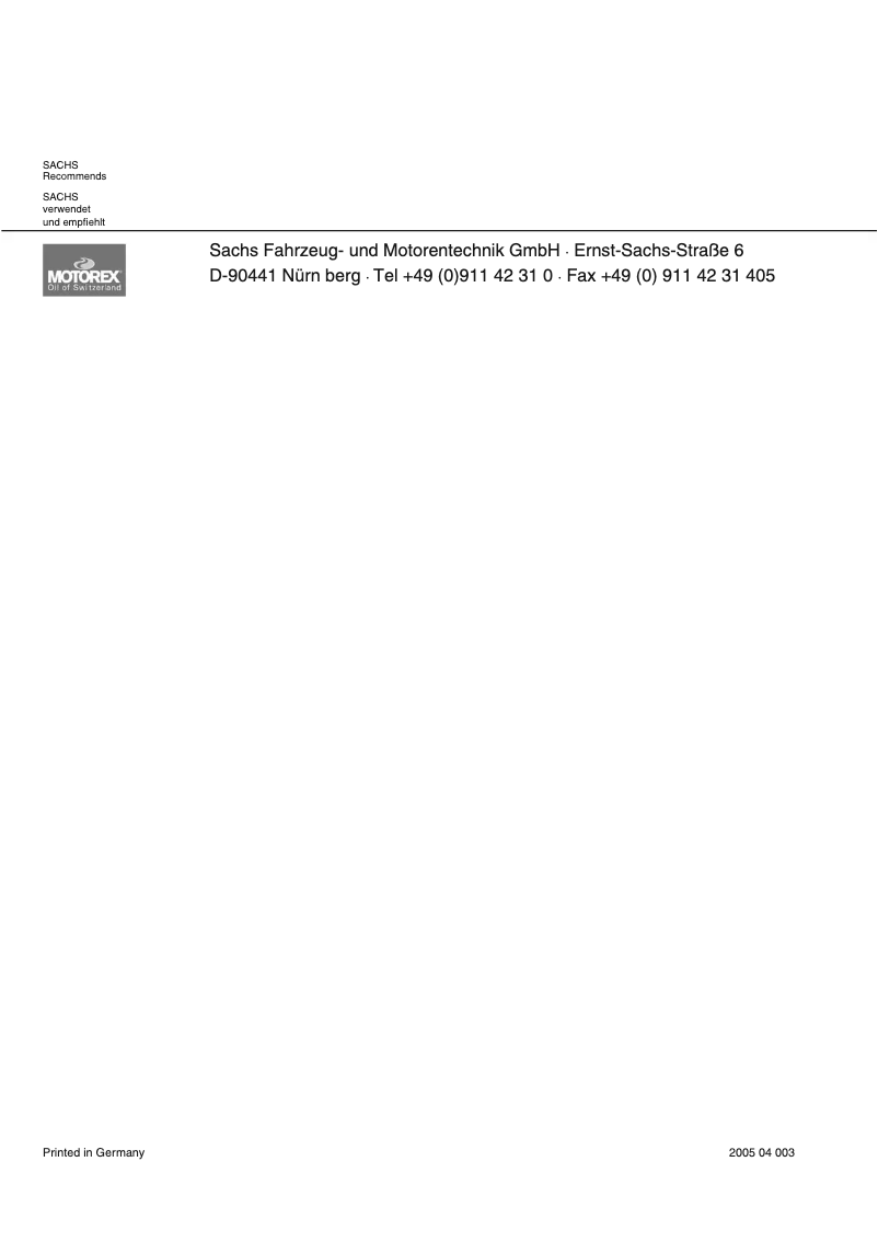 Imagen de la primera página del manual del dispositivo MadAss 50 (2005)