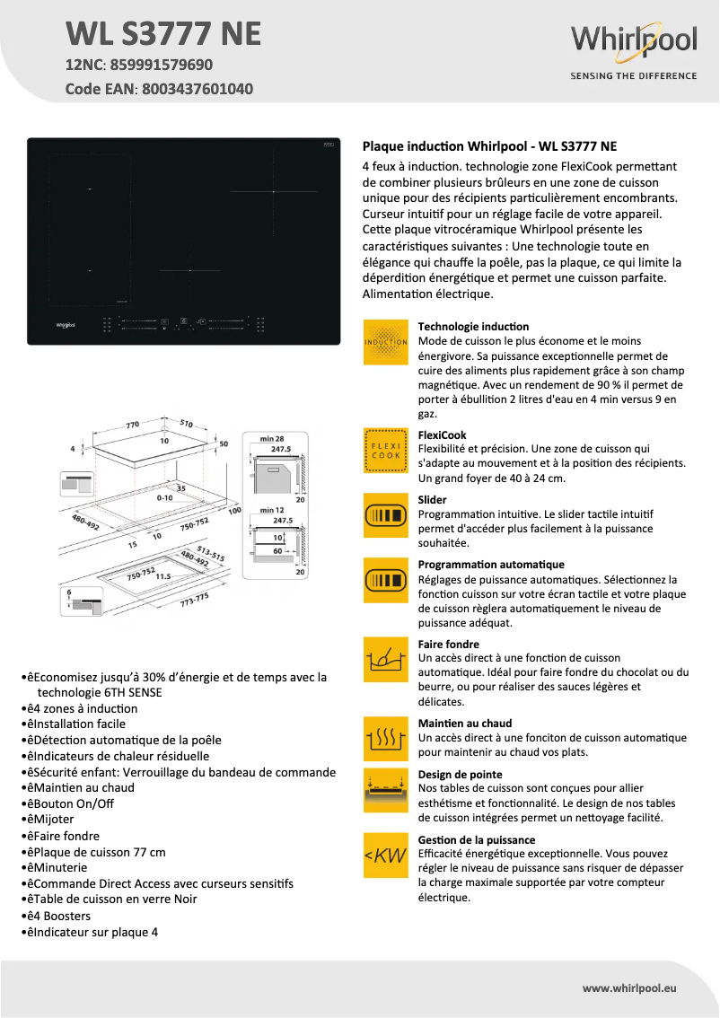 Imagen de la primera página del manual del dispositivo WL S3777 NE