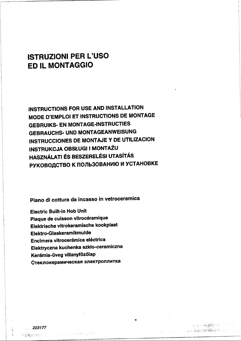 Imagen de la primera página del manual del dispositivo SE2755