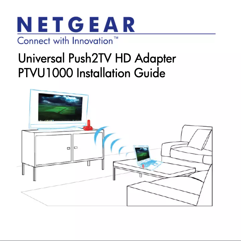 Página 1 del manual Guía de instalación Netgear PTVU1000