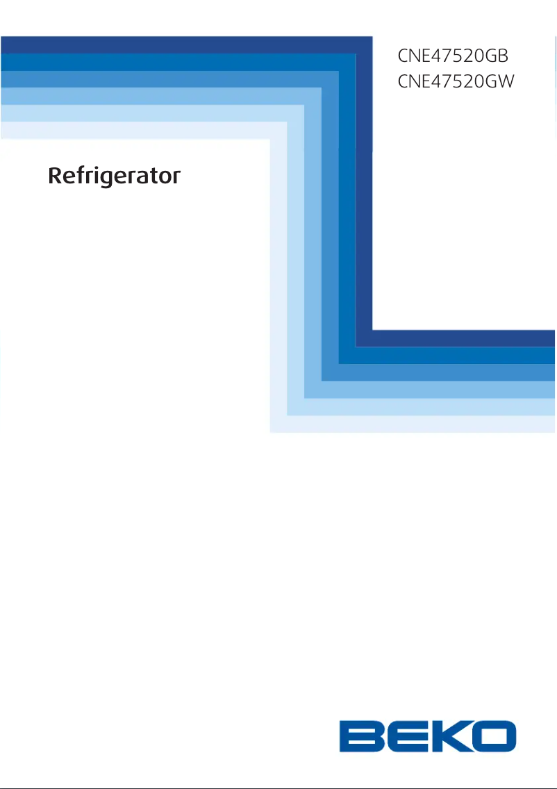 Página 1 del manual Manual de usuario Beko CNE47520GW