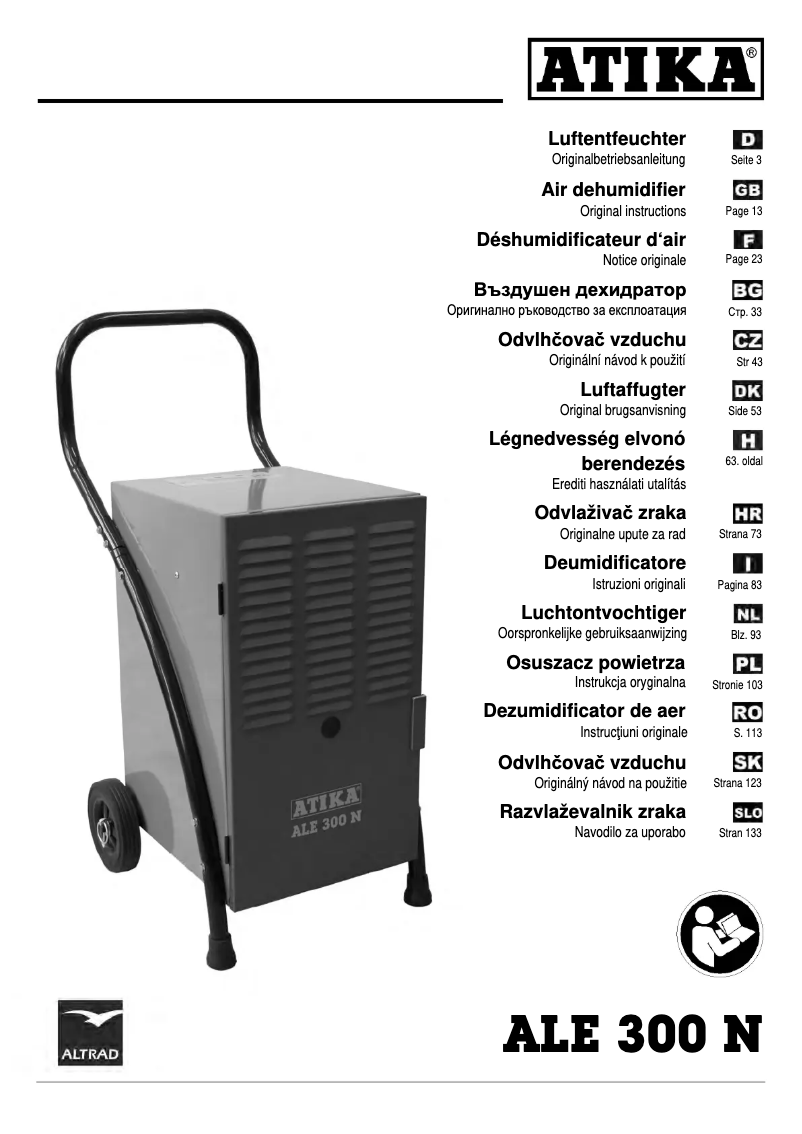 Página nº 1 - Manual de usuario ATIKA ALE 300 N