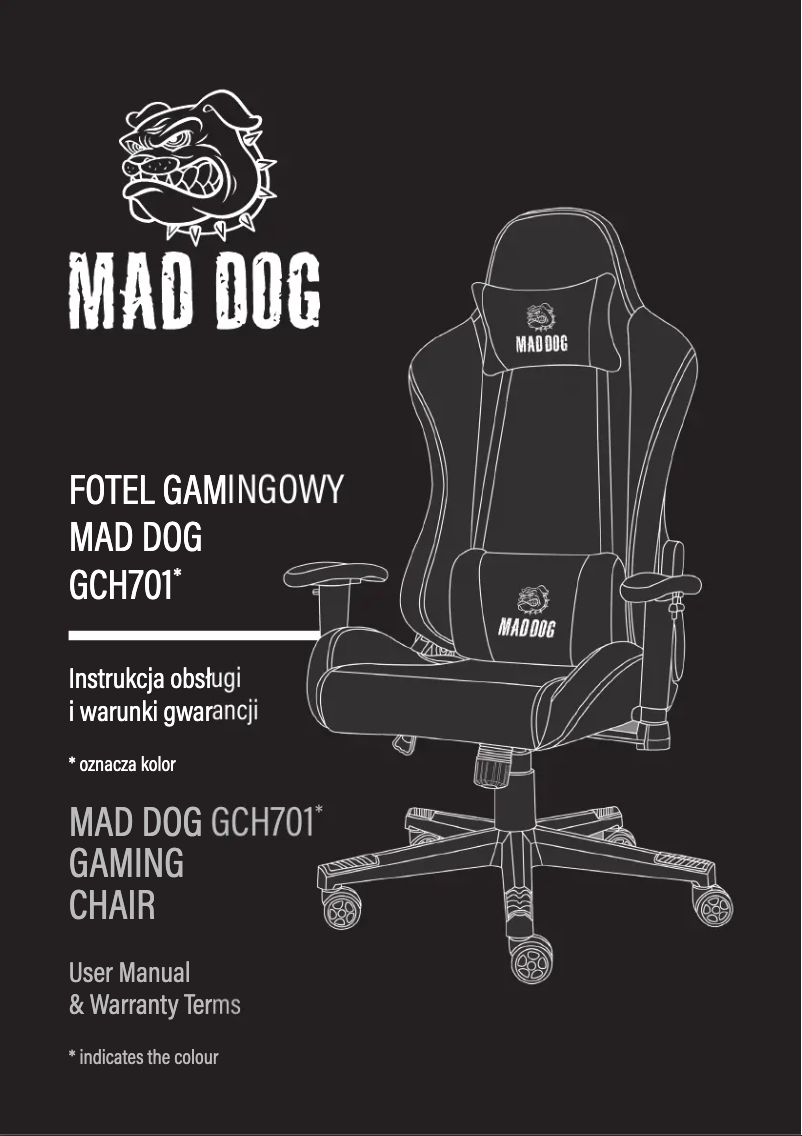Página nº 1 - Manual de usuario Mad Dog GCH701