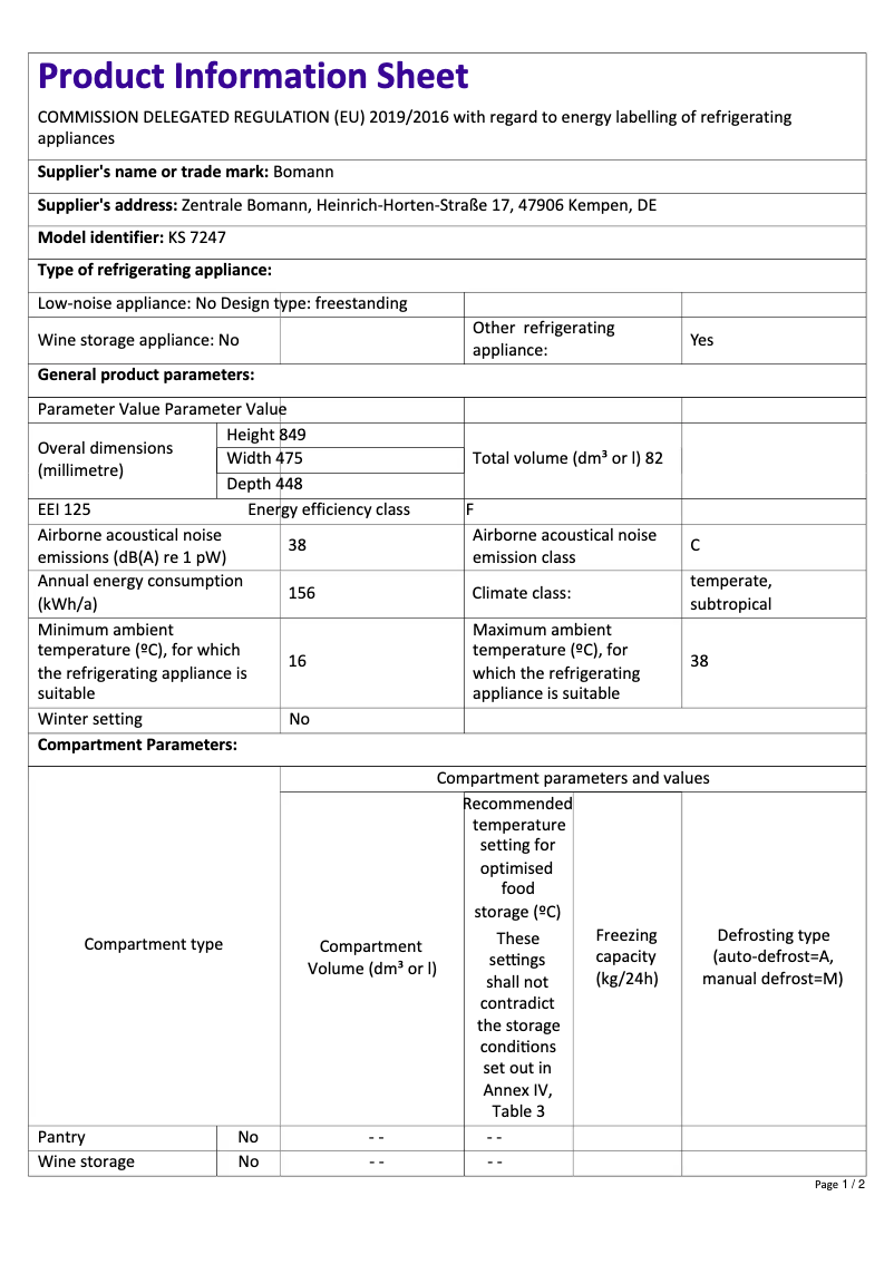 Imagen de la primera página del manual del dispositivo KS 7247
