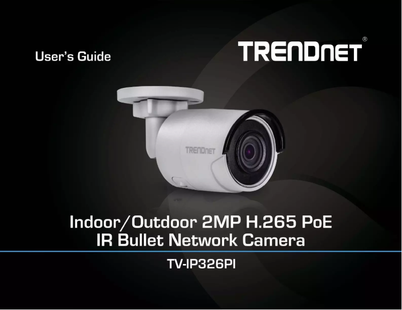 Imagen de la primera página del manual del dispositivo TV-IP326PI