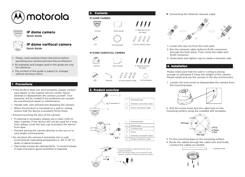 Página 1 del manual Manual de usuario Motorola MTIDM042611
