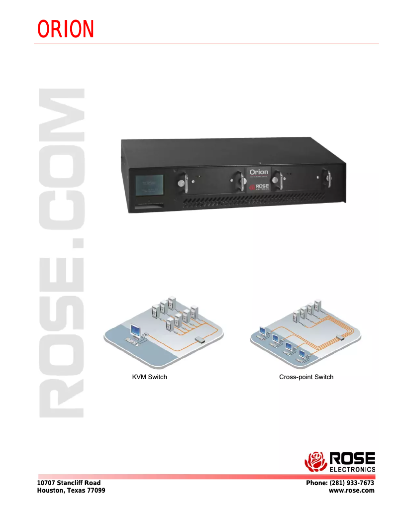 Página 1 del manual Manual de usuario Rose Orion