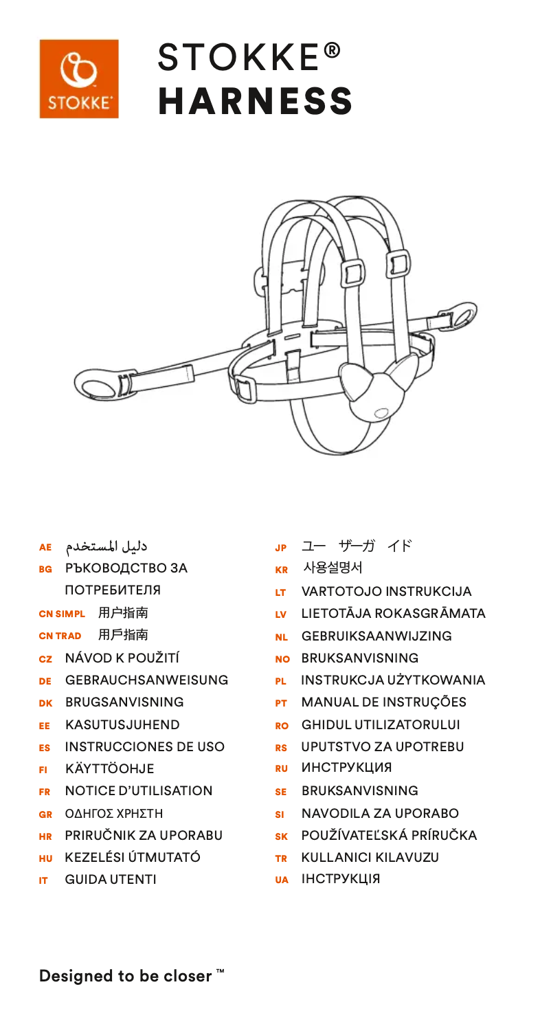 Página 1 del manual Manual de usuario Stokke Harness