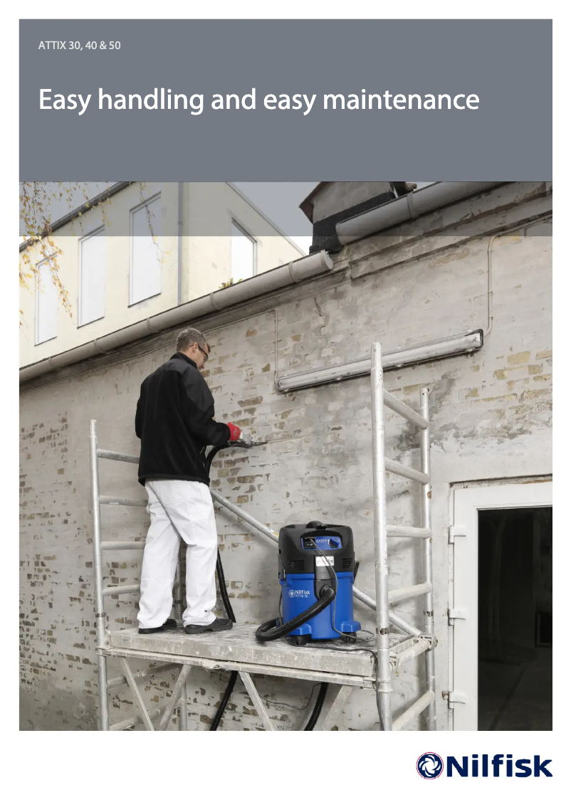 Página nº 1 - Folleto Nilfisk ATTIX 50-21 PC Cleanroom