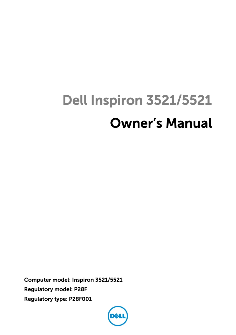 Imagen de la primera página del manual del dispositivo Inspiron 15R