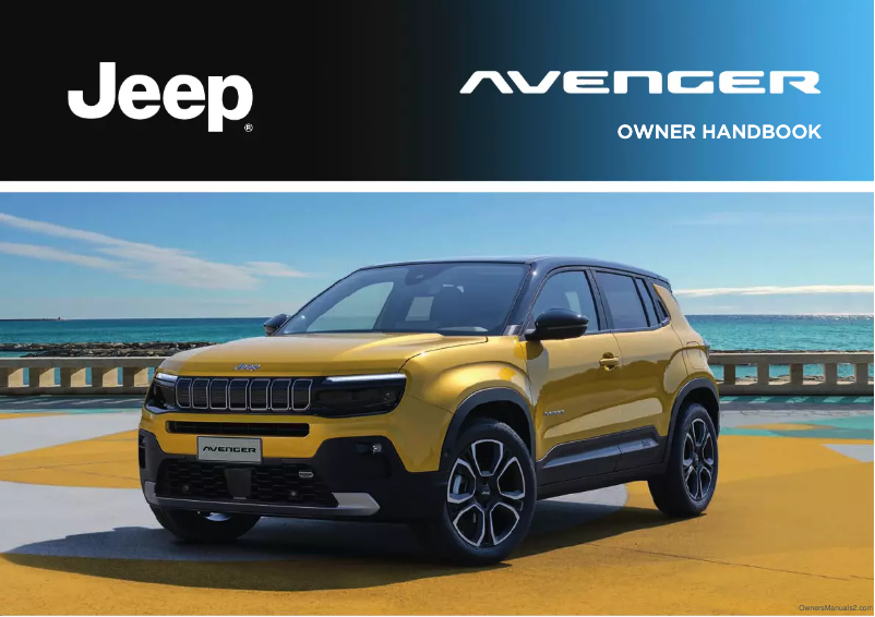 Página 1 del manual Manual de usuario Jeep Avenger (2023)