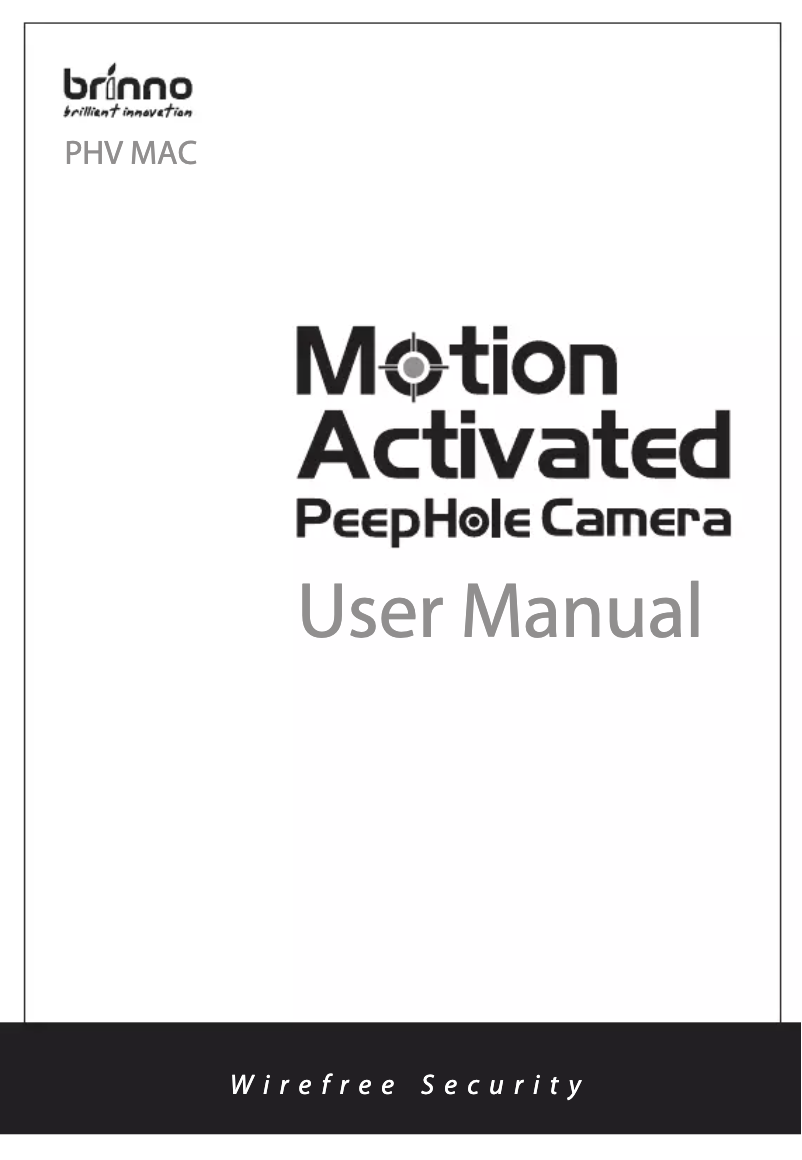 Imagen de la primera página del manual del dispositivo PHV MAC14