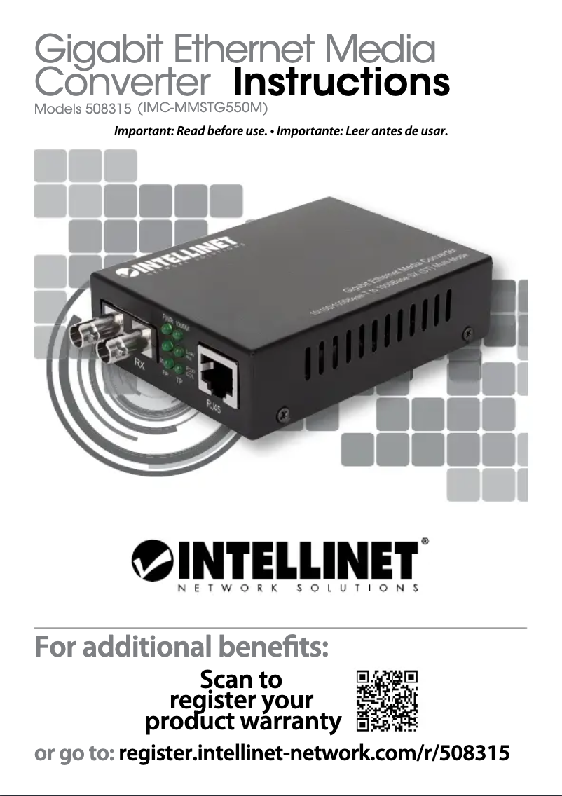 Página nº 1 - Manual de usuario Intellinet 508315