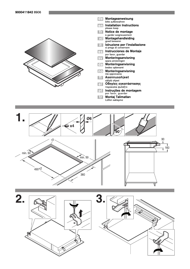 Imagen de la primera página del manual del dispositivo PKY475N14E