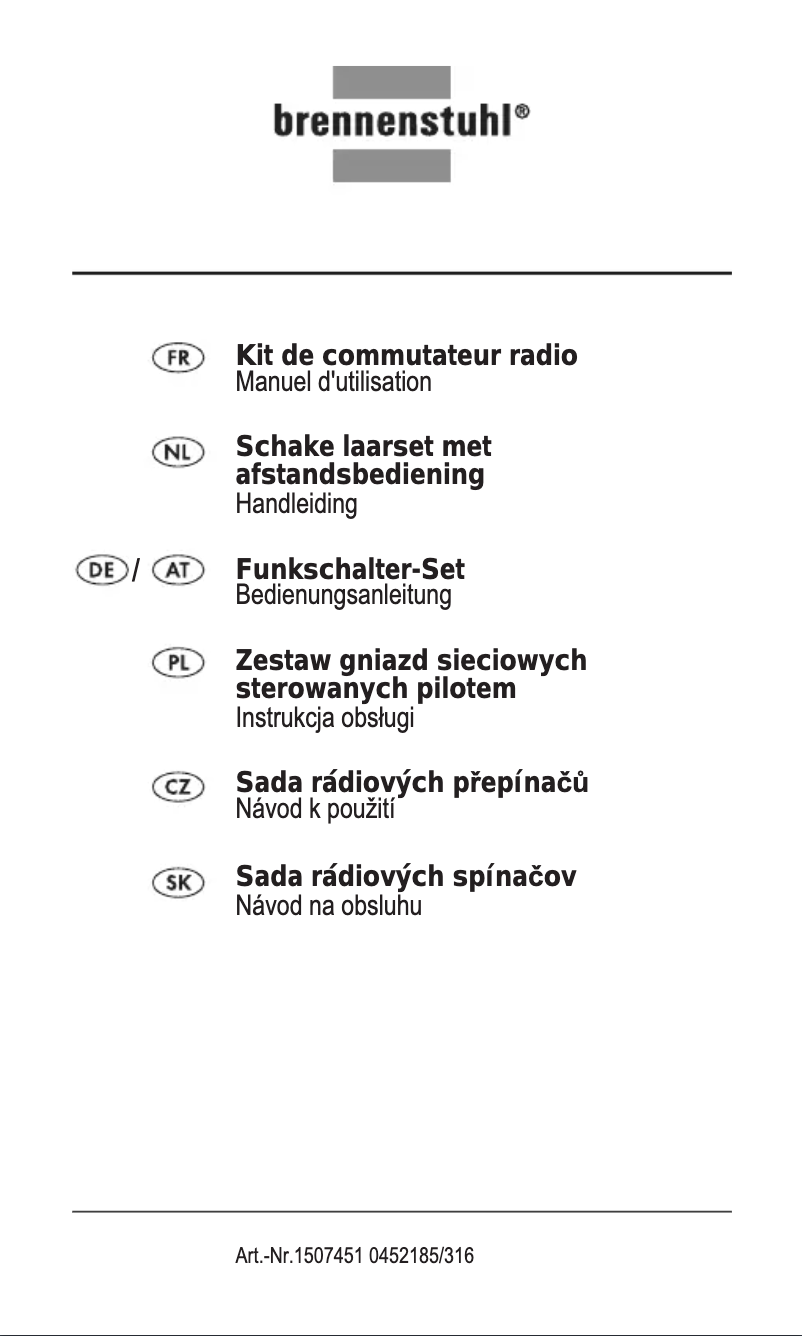 Página nº 1 - Manual de usuario Brennenstuhl 1507451