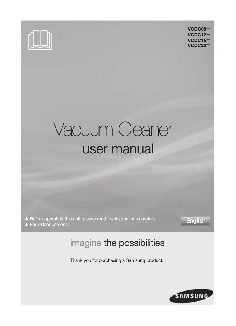 Página 1 del manual Manual de usuario Samsung VCDC15SH