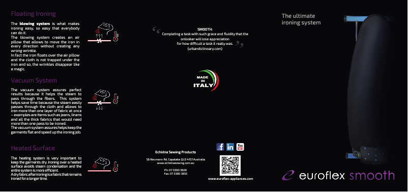 Página 1 del manual Ficha técnica Euroflex Smooth B2S