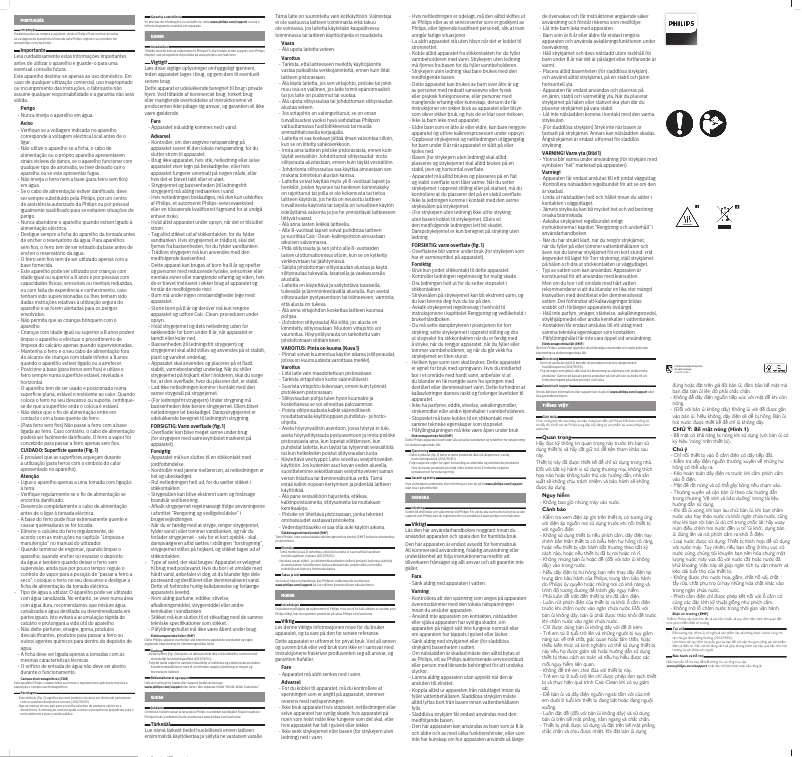 Página 1 del manual Manual de usuario Philips EasySpeed Advanced GC2673