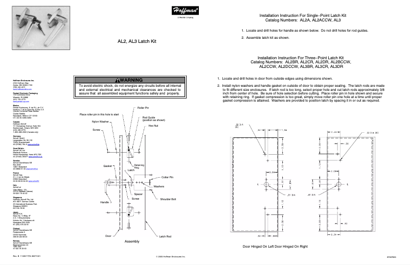 Imagen de la primera página del manual del dispositivo AL3CR