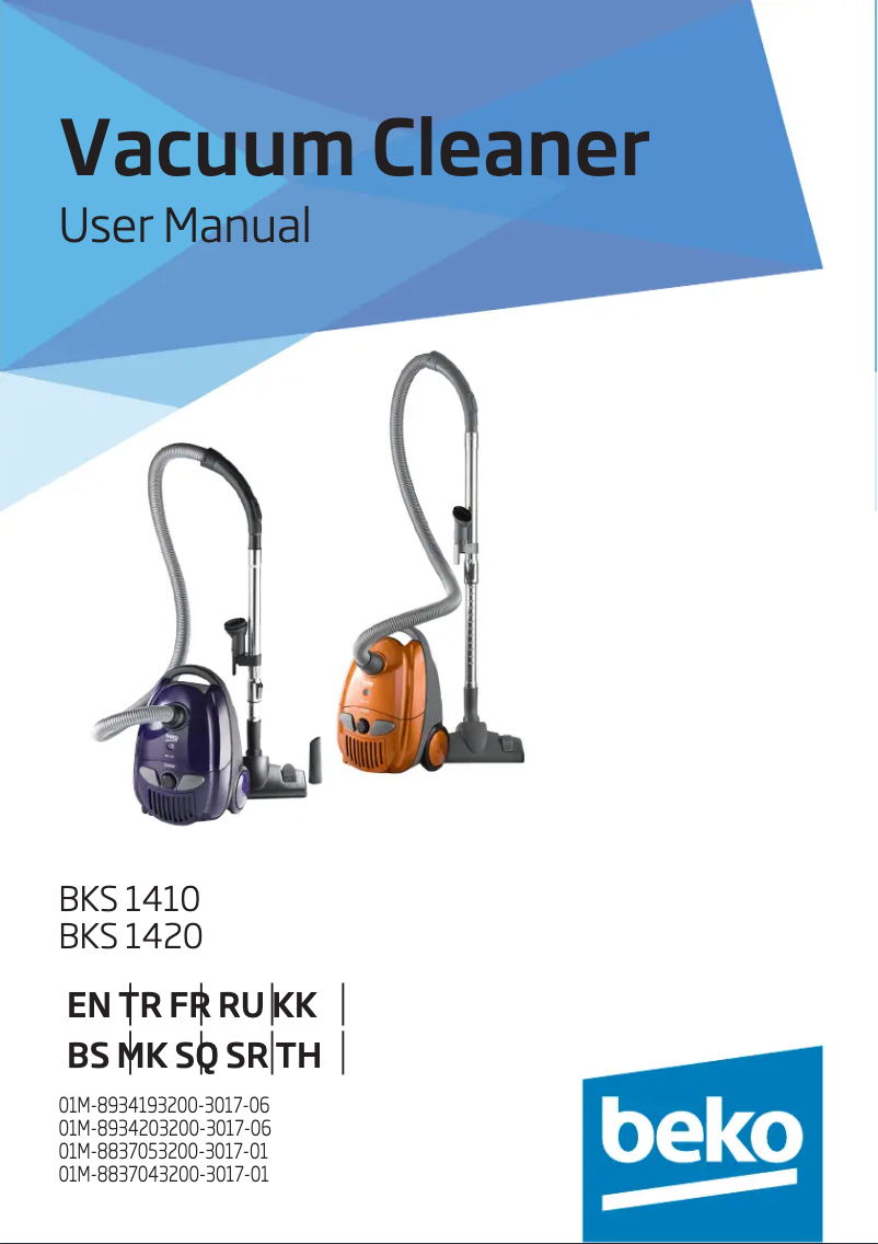 Página 1 del manual Manual de usuario Beko BKS 1410