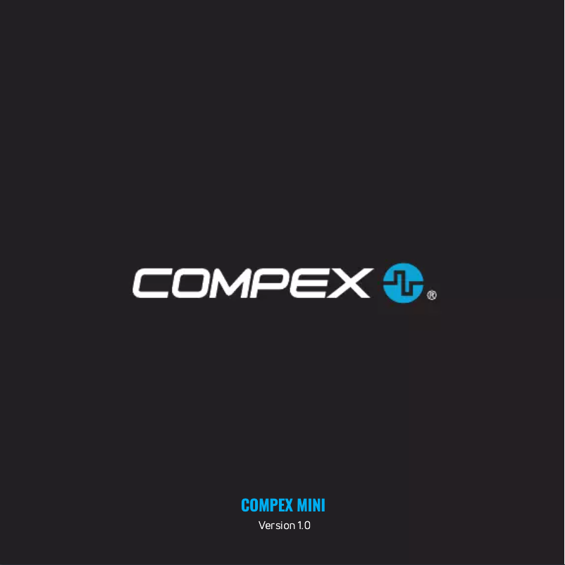 Página 1 del manual Manual de usuario Compex Mini
