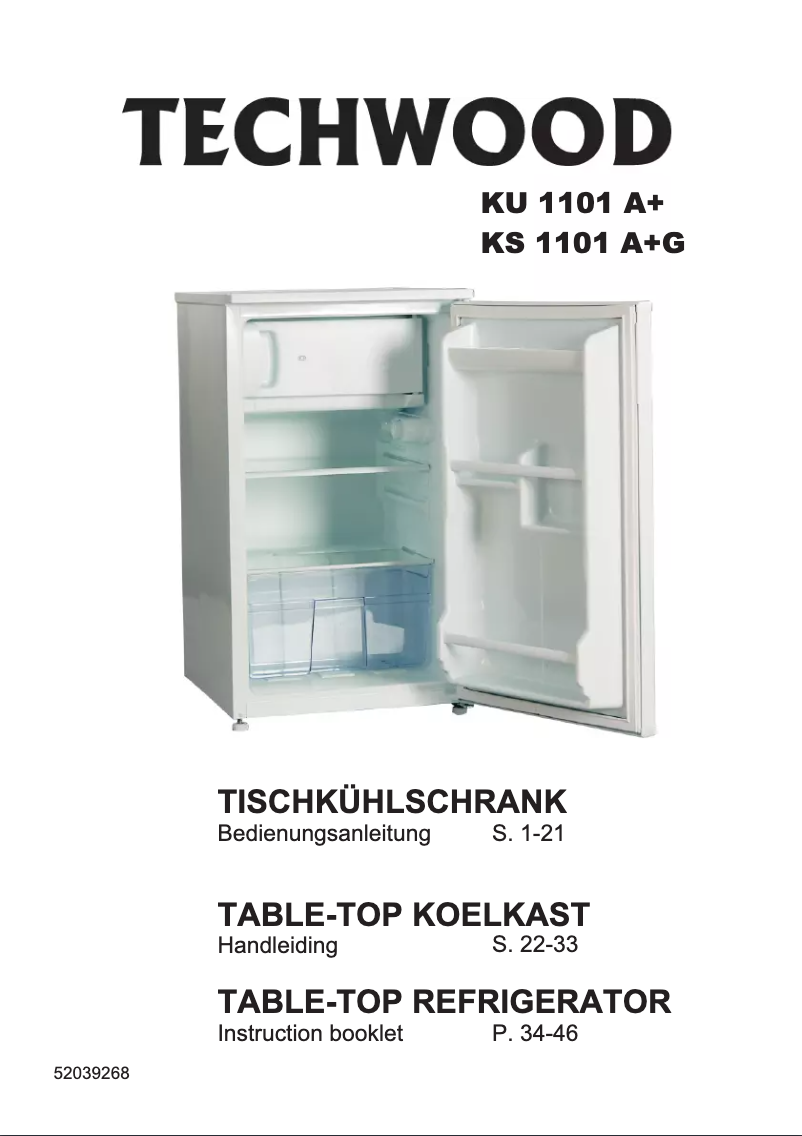 Imagen de la primera página del manual del dispositivo KS 1101