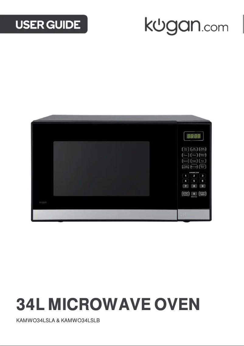 Página 1 del manual Manual de usuario Kogan KAMWO34LSLB